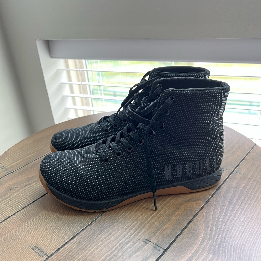No Bull High Top Trainer Black/Gum Size 9